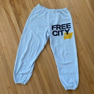 Free City light blue sweatpants